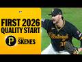 Paul Skenes' first quality start of 2026 for the Pirates! 🏴‍☠️ | MLB Highlights