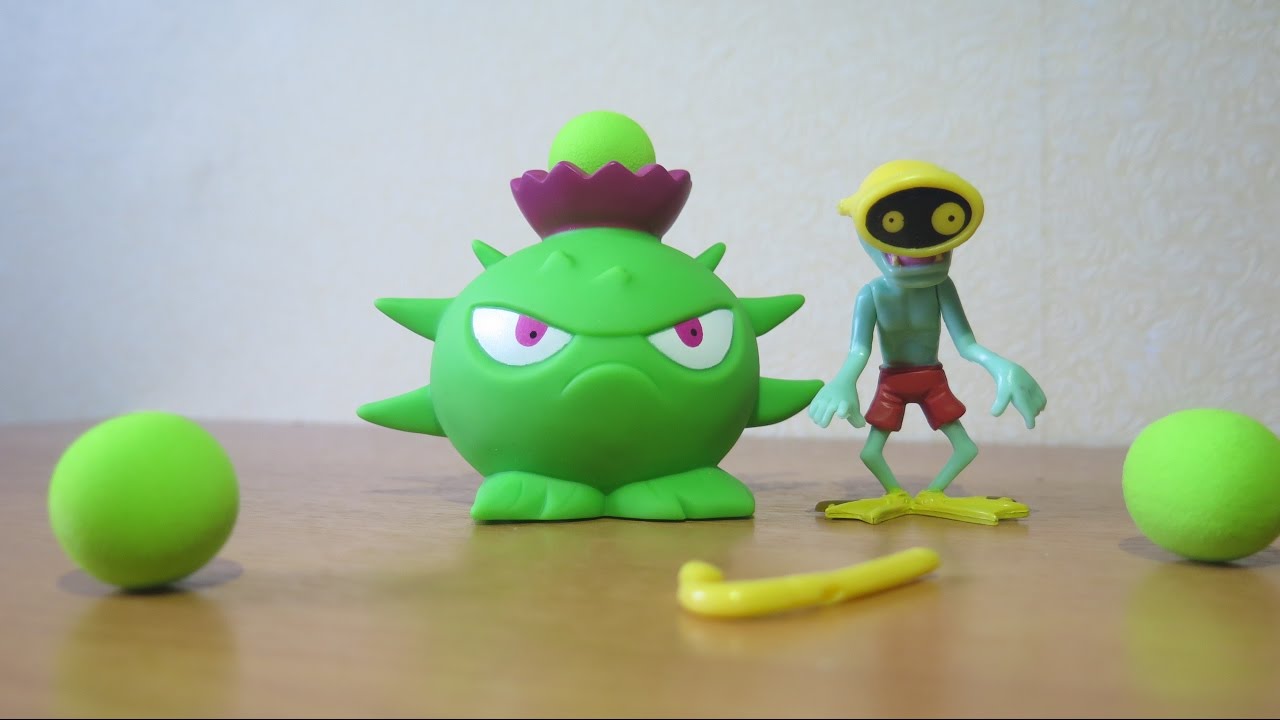 Plants vs Zombies snorkel zombie and Cactus Toys Aliexpress - YouTube