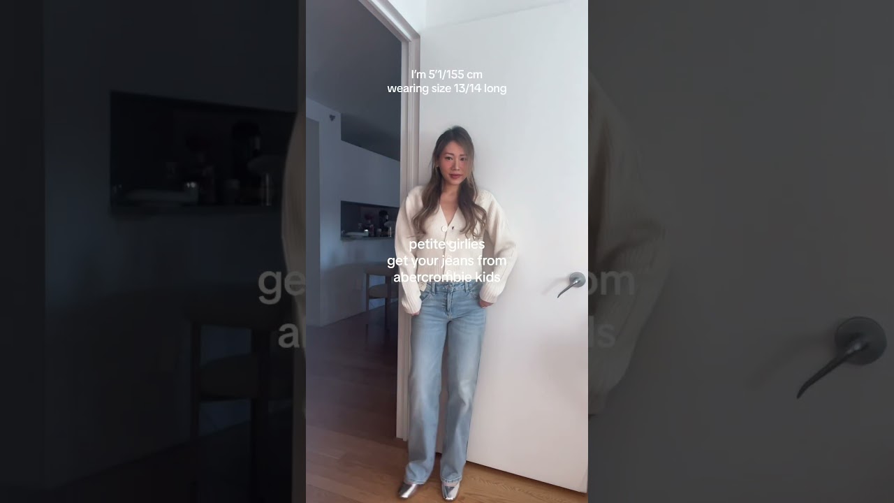 Petite girls run to Abercrombie kids for your jeans 