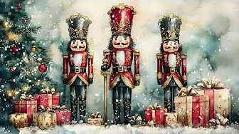 Festive Holiday Screensaver, Nutcracker Christmas Magic for a Cozy & Elegant Holiday Tv Art