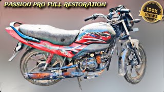 Passion Pro Bike Modified || Passion Pro Complete Bike Painting || Qamar Bike Restoration || QBR