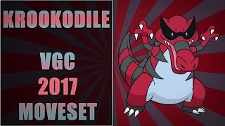 Krookodile - VGC 2017 Moveset | How to use KROOKODILE!