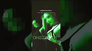 "UNSPEAKABLE" #typebeat