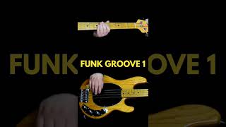 Funk Groove 1 #bass #groove #funk #funky #musicman #stingray #bassline #flats