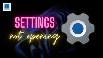 Fix- Settings App Not Opening On Windows 11