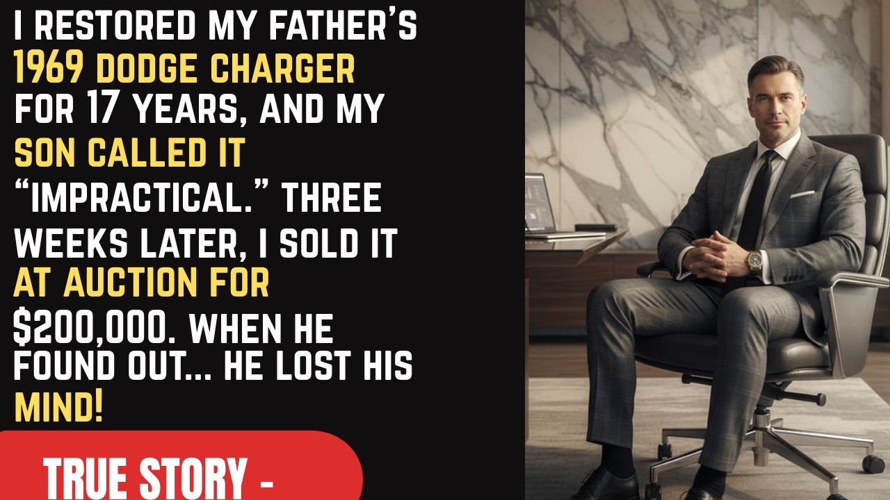 I Restored My Father's 1969 Charger For 17 Years For My Son, He Called It Impractical,