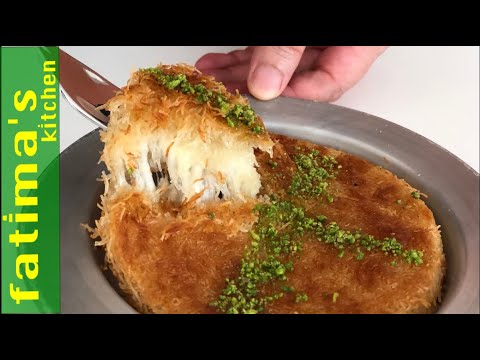 KNEFE Recipe   TURKSH Sweet Cheese Pastry