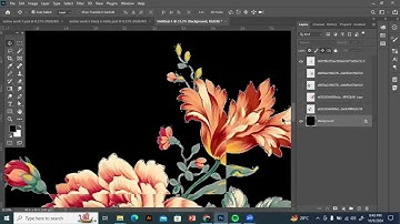 removing motif background in textile designing in adobe photoshop online zoom classes