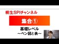 【桐生SPI対策チャンネル】集合01