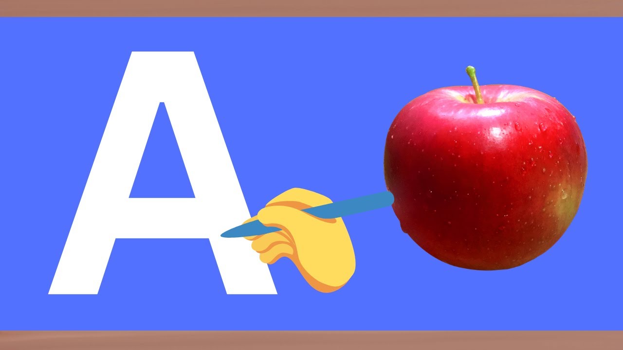 ABCD Phonics song Learn to Write Alphabet | A for apple | B for ball ...