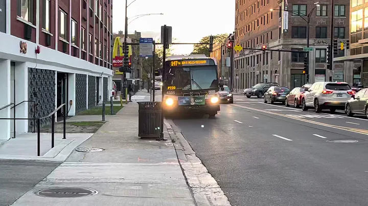 CTA Bus: 2012 D60LFR New Flyer 4335 On Route 147 Outer Drive Express