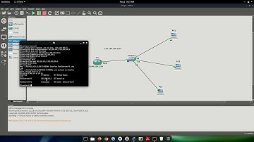 DHCP demonstration in gns3