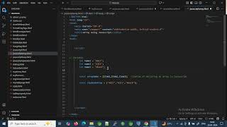 Javascript Tutorial : Array using JS