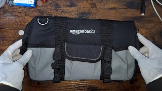 AMAZON BASICS SMALL 12" TOOL BAG UNBOXING