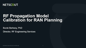RF Propagation Model Calibration for RAN Planning