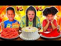 SWEET VS SPICY FOOD CHALLENGE WITH THE PRINCE FAMILY!!