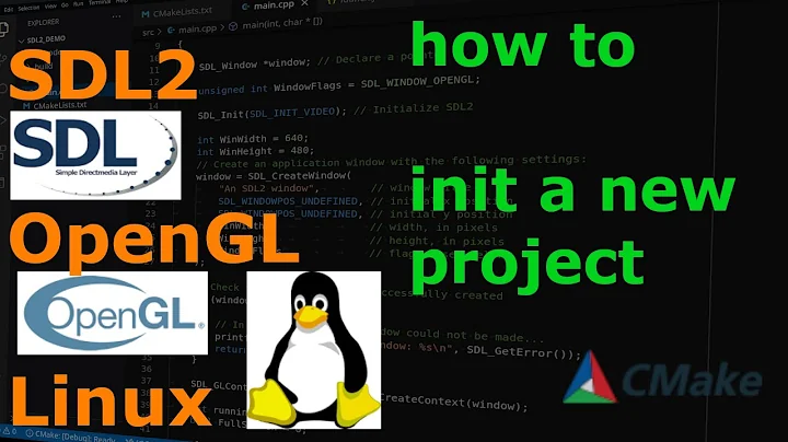 How To Get Started with SDL2 OpenGL C++ Programming on Linux