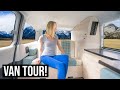 Van Tour - Minivan Budget Micro Camper // E06 // Carries & Sleeps 5-6 People