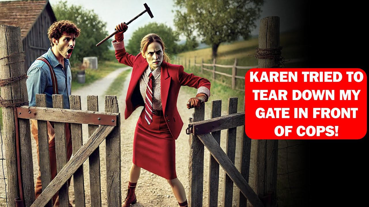 Карен, член товарищества собственников жилья, пришла в ярость, когда я установила ворота на своей...