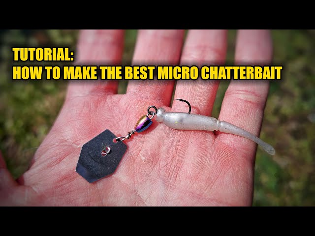 Micro Bladed Swim jig DIY Tutorial - Mukai B-Chatter Inspired and Z-Man  Chatterbait Flashback Mini 
