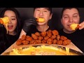 Mukbangers consuming TOO much cheese for 7 minutes straight.