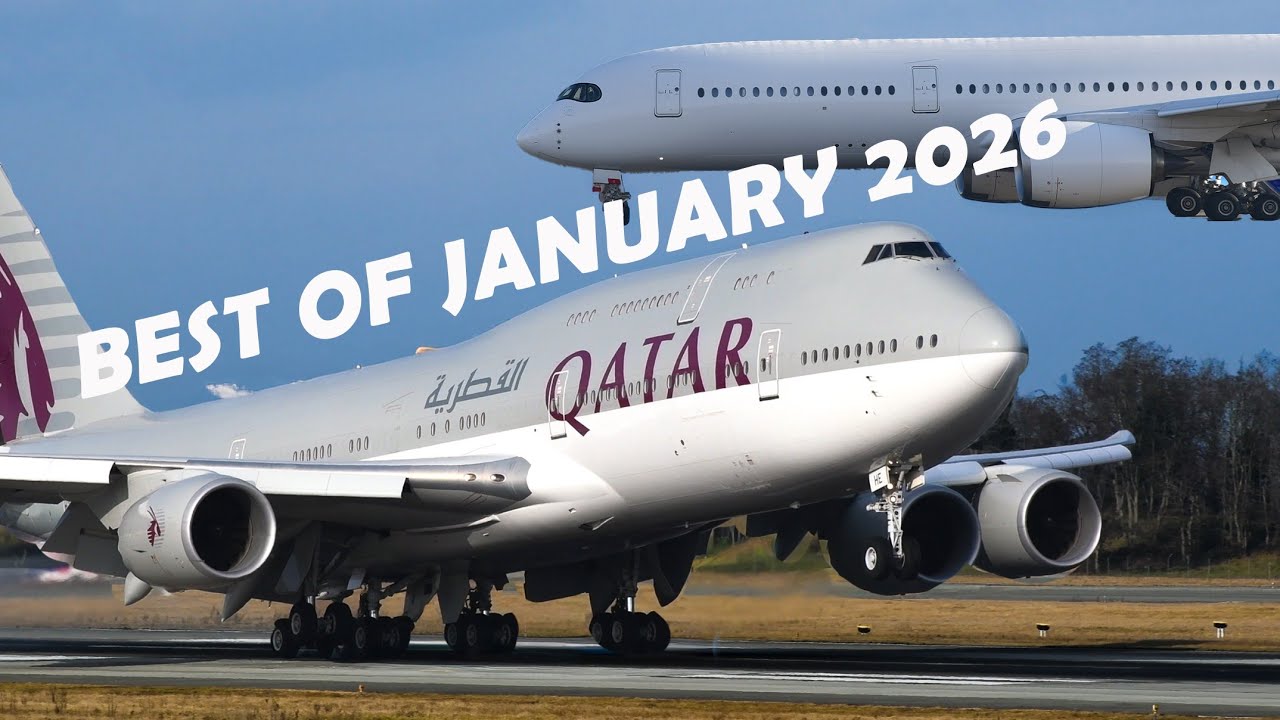 BEST of January EuroAirport *747.777.767.A350.A340* PLANESPOTTING and MANY more...