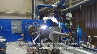 Maintenance Partners - Steam Turbine rotor: Welding Repair & Reblading by Howden Maintenance Partners Belgium nv 11,517 views 7 years ago 1 minute, 12 seconds