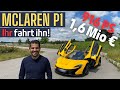 McLaren P1 für 1,6 Mio Euro! | 916 PS | POV Insta360 GO 2 Autobahn & Tanken | Hamid Mossadegh