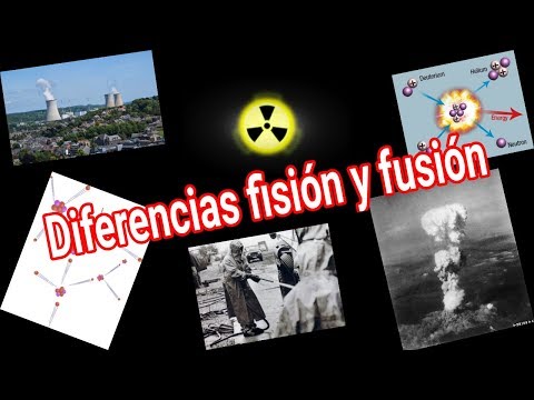 Vídeo: Diferencia Entre Fusión Nuclear Y Fisión