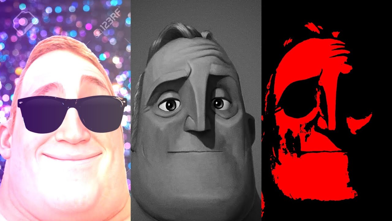 Mr Incredible Becoming Uncanny Mega Remaster but Inverted Phase