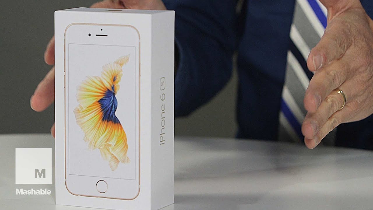 iPhone 6S Unboxing | Mashable Tech - YouTube
