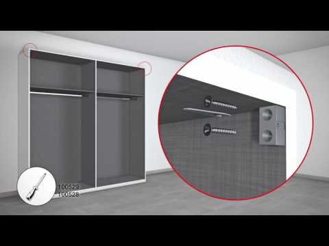 Video: Wie entferne ich die Türen vom Schiebeschrank bei verschiedenen Designs?