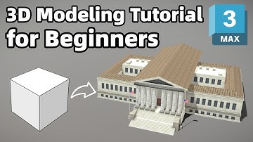 How to Model the U.S. Supreme Court Building in 3ds Max (From a Simple Cube!)