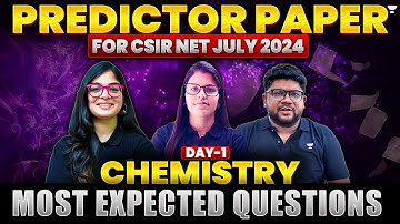 CSIR NET Chemistry June 2024 | CSIR NET Chemistry Most Expected Questions | CSIR NET Chemistry 2024