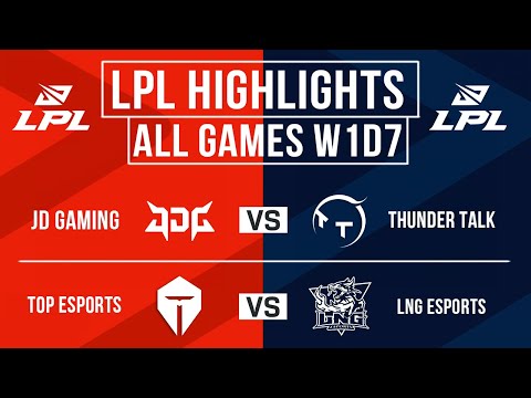 LPL Highlights ALL GAMES Week 1 Day 7 | LPL Summer Split 2024