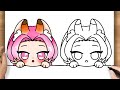 How to Draw Romance Saja Easy | KPop Demon Hunters