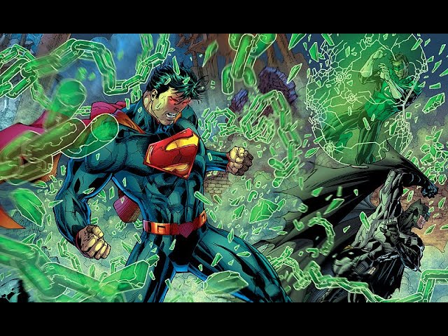 Superman Wrecks Green Lantern, Batman & the Flash - YouTube