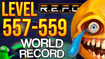 R.E.P.O. Solo World Record Level 557-559 | THE TOUGHEST FIGHT vs LOOM!💀