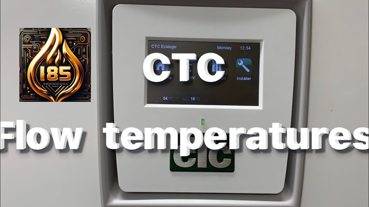 CTC Minimum & maximum heating flow temperature ranges YouTube