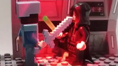Luke Skywalker vs Minecraft Steve