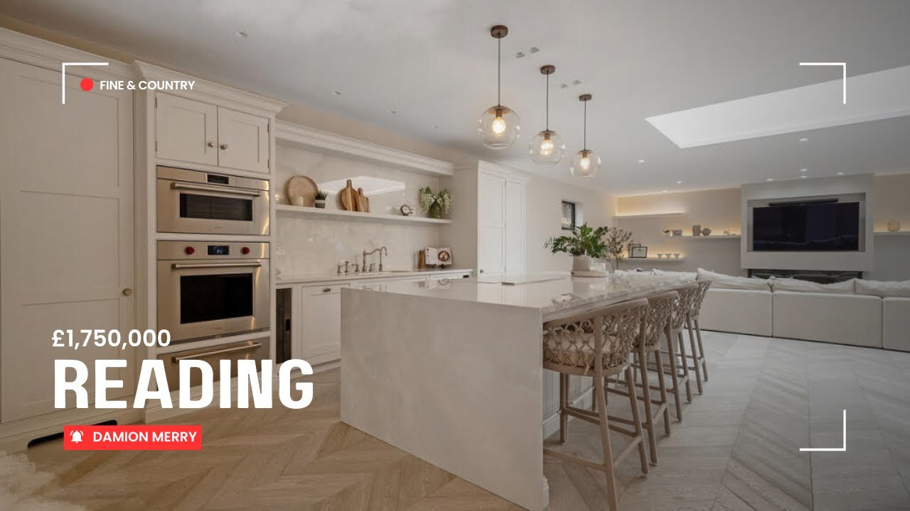 1,75 миллиона фунтов стерлингов. Рединг, Беркшир. Роскошный дом. Дэмион Мерри.
