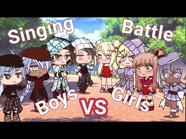 •Singing battle girls vs boys | gacha club•