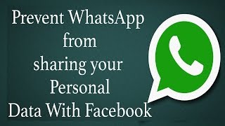 Prevent WhatsApp from Sharing Data with Facebook Noticias