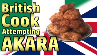 Making Akara Nigerian Bean Cake For My Breakfast