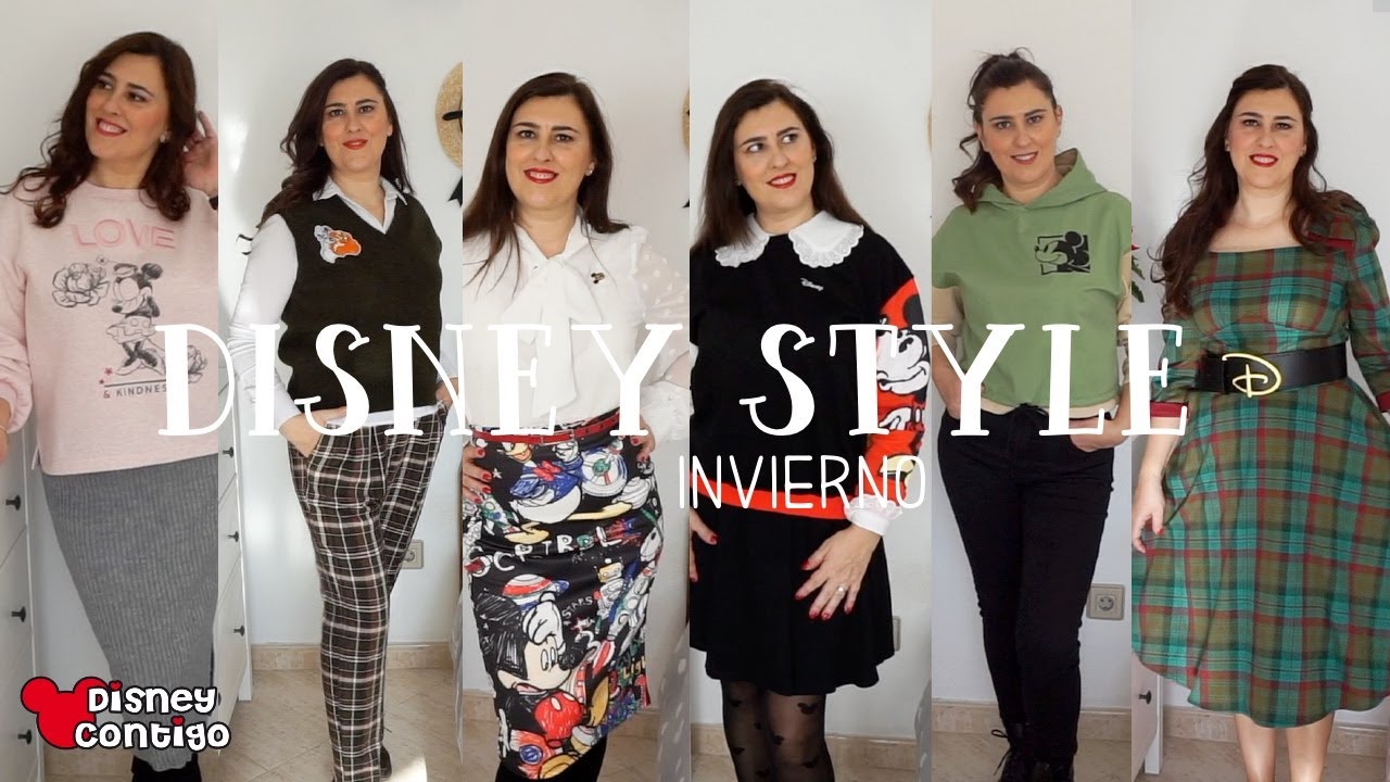 7 outfits DISNEY STYLE para invierno ? | DISNEY LOOKBOOK - YouTube