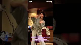 Her Douyin Post:January 2021💜 #zhaolusi#chineseactressrosyzhao#rosyzhao#zhaolusidouyin#beautiful