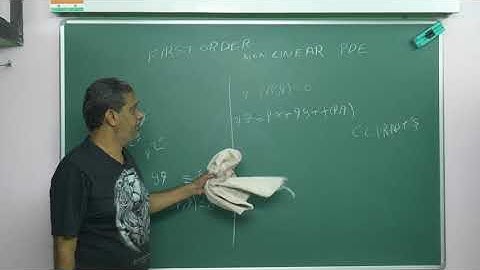 PDE-07A// INTRODUCTION TO FIRST ORDER NON-LINEAR PDE BY Dr BP (BAPUJI PULLEPU)