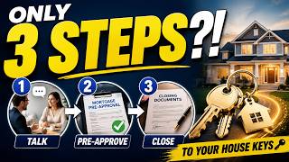 The Simple 3 Step Mortgage Process Explained in Plain English