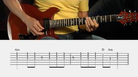 Santana "Oye Como Va Guitar Lesson @ Guitarinstructor.com (excerpt)