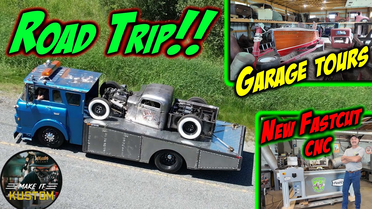 Road Tripping With Karl's GMC Ramp Truck to Get Our New FastCut CNC Plasma Table!